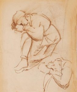 Dremajoča figura : skica