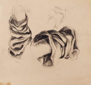 Draperija rokava : študija 5