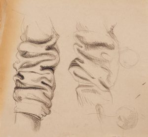 Draperija rokava : študija 6